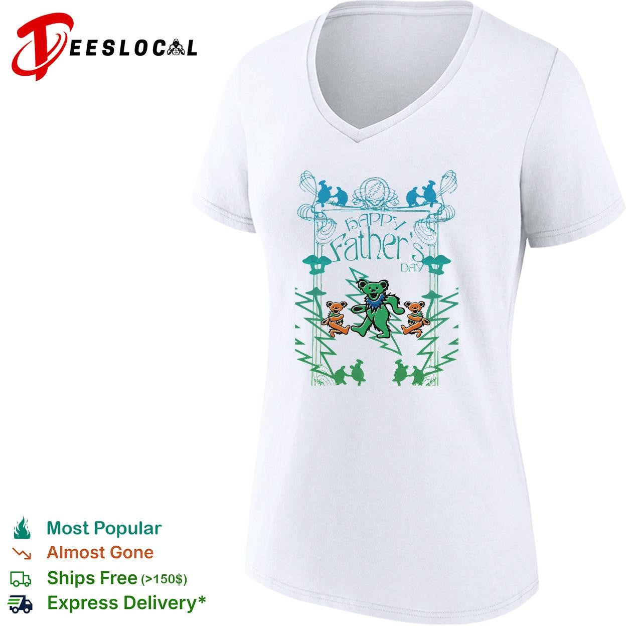 Dancing bears happy father’s day shirt