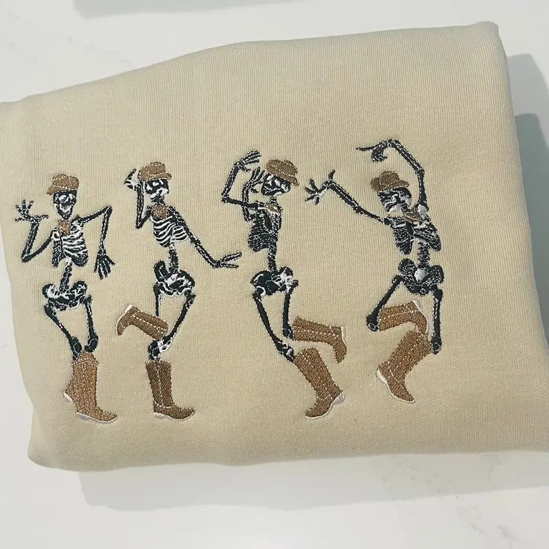 Dancing cowboy skelly sweatshirt T-Shirts, Hoodie | PrintMintTees.com