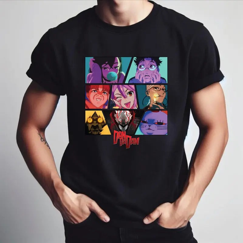 Dandadan Anime Graphic T-Shirt, Momo Ayase, Ken Takakura, Turbo Granny, Japanese Anime Tee, Gift For Anime Lovers Hoodie...