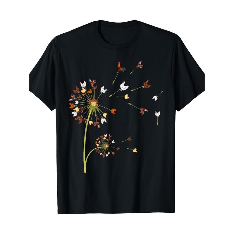Dandelion Tree Design Chick Lover T-shirt Made in USA Hoodie Sweatshirt | PrintMintTees.com
