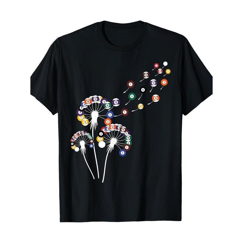 Dandelion billiard T-shirt Made in USA Hoodie Sweatshirt | PrintMintTees.com