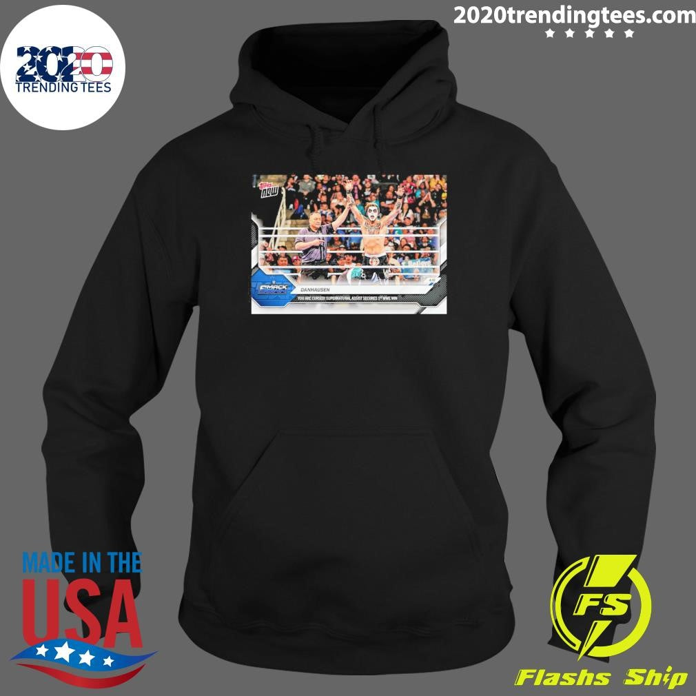 Danhausen You Are Cursed Supernatural Assist Secured 1st Wwe Win Topps Now Signature Shirt