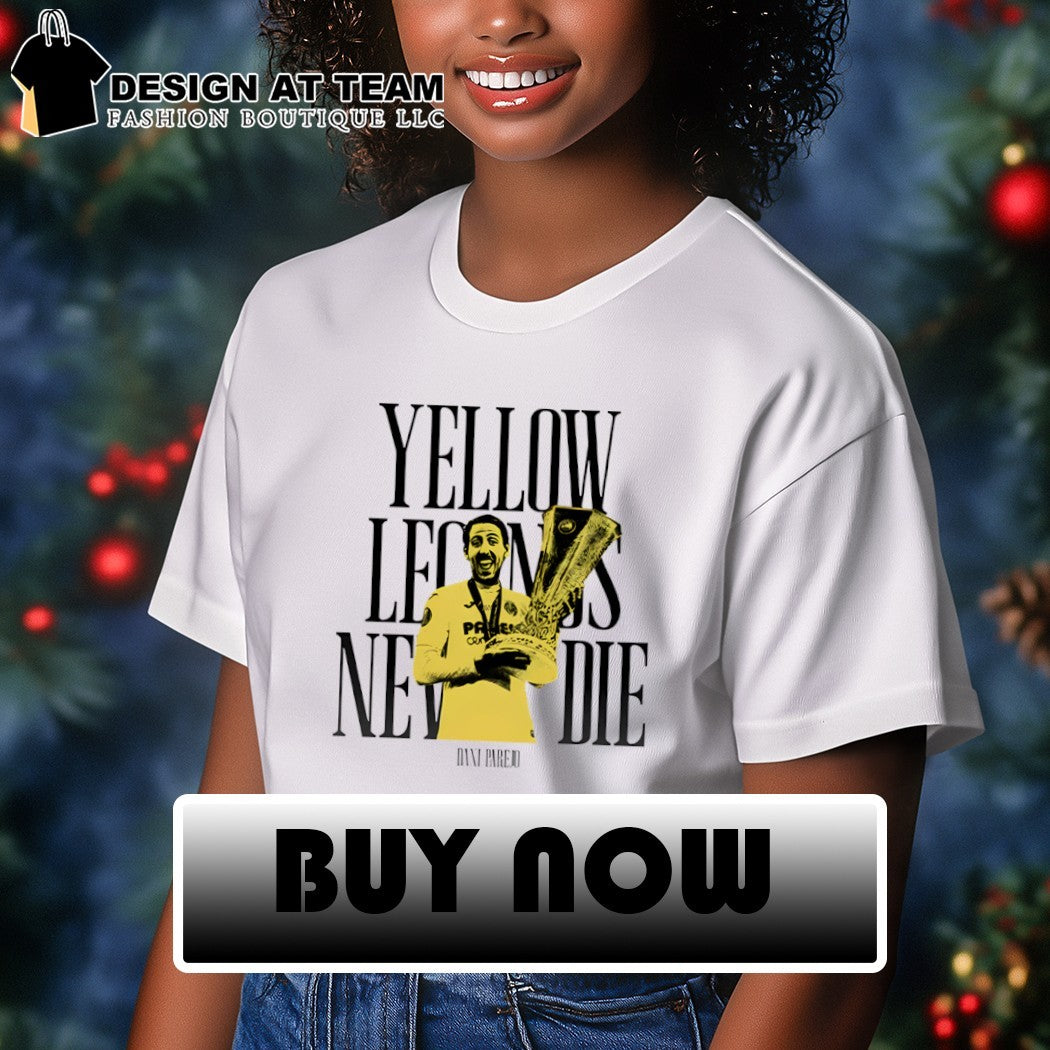 Dani Parejo Villarreal UEFA Europa League Yellow Legends Never Die shirt
