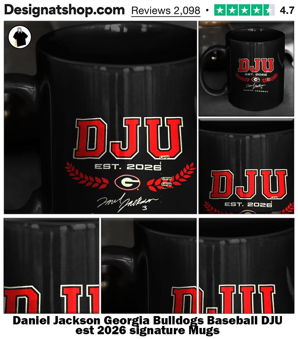 Daniel Jackson Georgia Bulldogs Baseball DJU est 2026 signature shirt