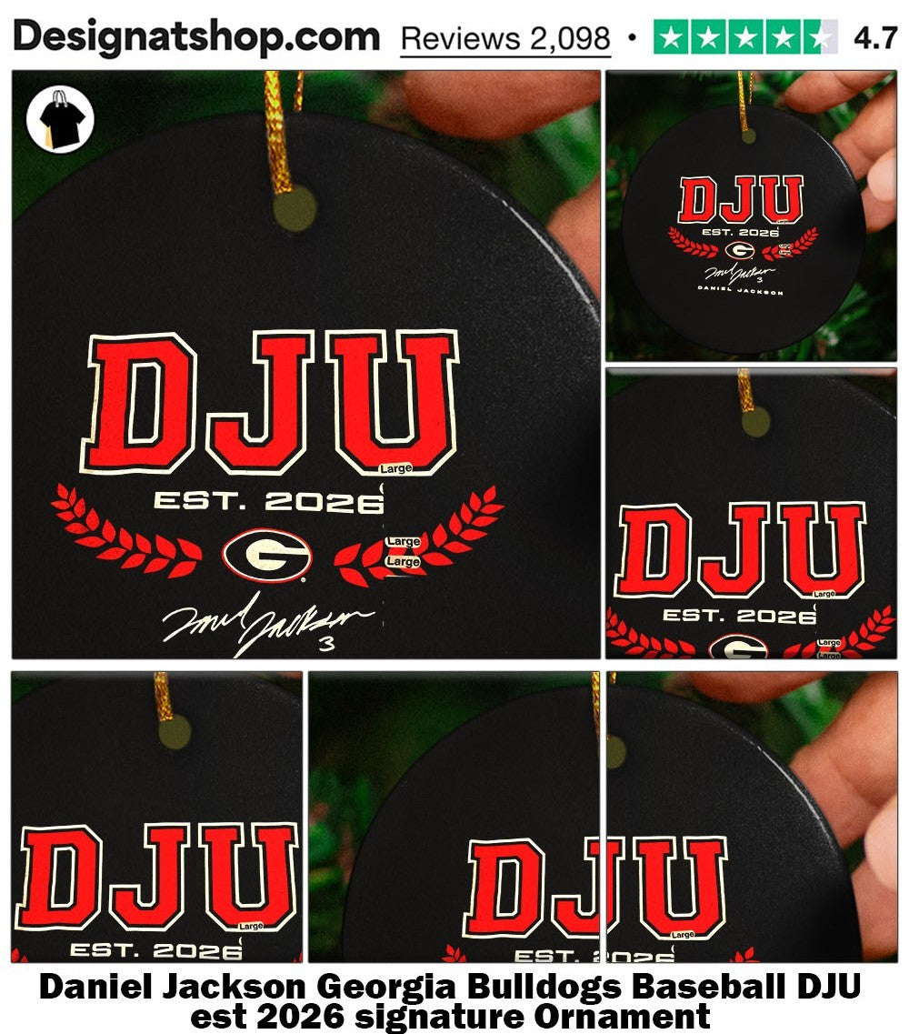 Daniel Jackson Georgia Bulldogs Baseball DJU est 2026 signature shirt