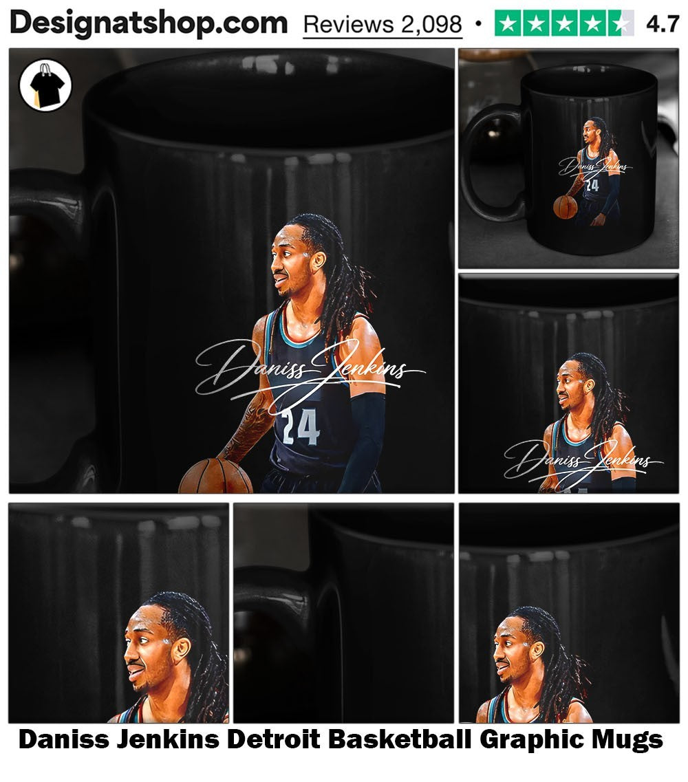 Daniss Jenkins Detroit Basketball Graphic shirt