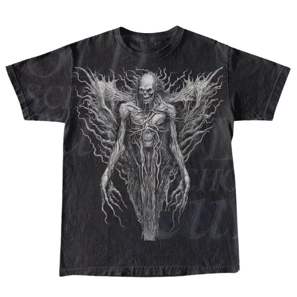 Dark Art T-Shirt, Vintage Horror Graphic Shirt, Horror Goth Aesthetic Tee, Dark Academia Shirt, Monster Shirt, Unisex...