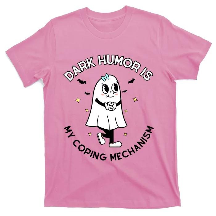 Dark Humor Shirts, Dark Humor Is My Coping Mechanism T-Shirt Menswear Casual Cotton Hoodie Sweatshirt | PrintMintTees.com