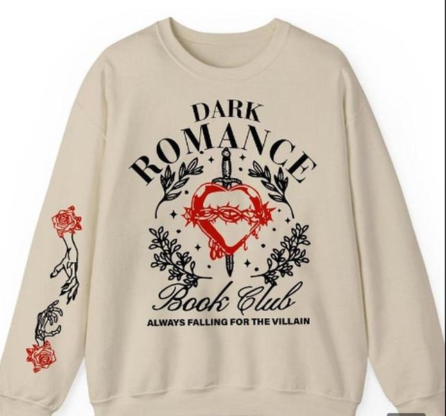 Dark Romance Book Club Shirt, Good Girls Read Dark Romance Shirt, Dark Romance Social Club, Hoodie Sweatshirt