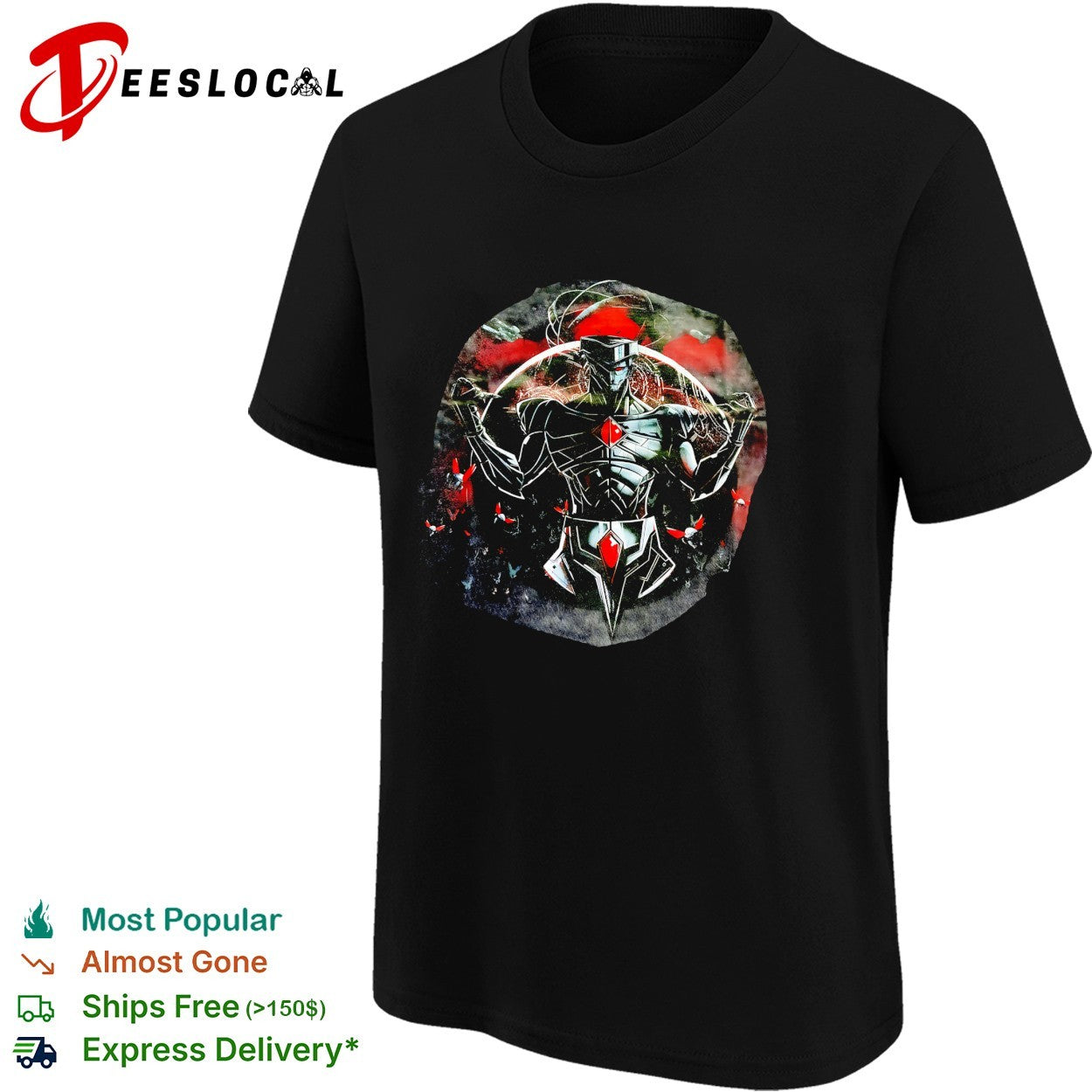 Dark ninja robot bats poster shirt