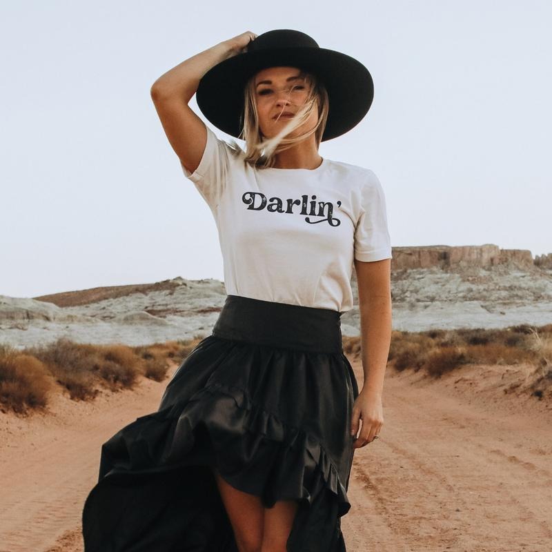 Darlin' Shirt Country Cowgirl Outfits Western Southern Shirt Western Country Music Shirt Texas Country Girl Southern Woman Concert Outfits T-Shirts, Hoodie, Sweatshirt