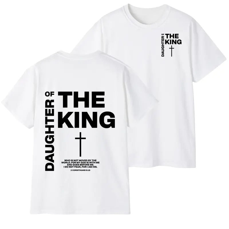 Daughter of the King Daughter of God Comfort Colors Long Sleeve T-Shirt Jesus is King Jesus Shirt for Women Christian...