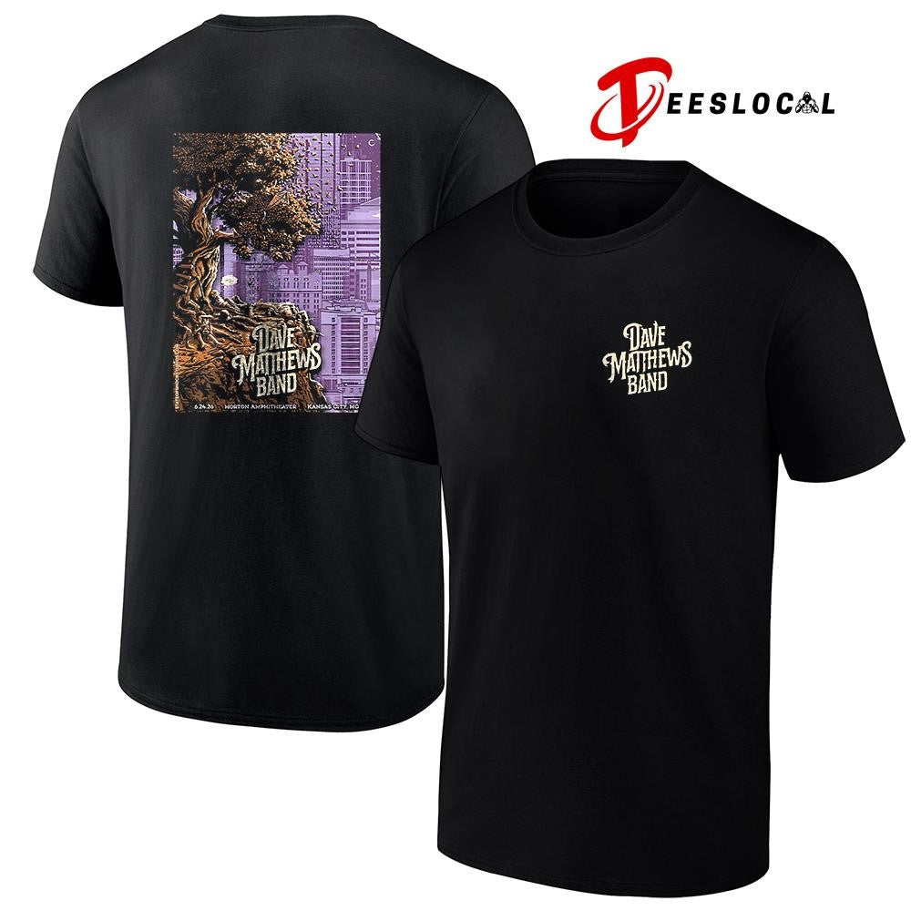 Dave Matthews Kansas city Missouri Morton Amphitheater poster shirt