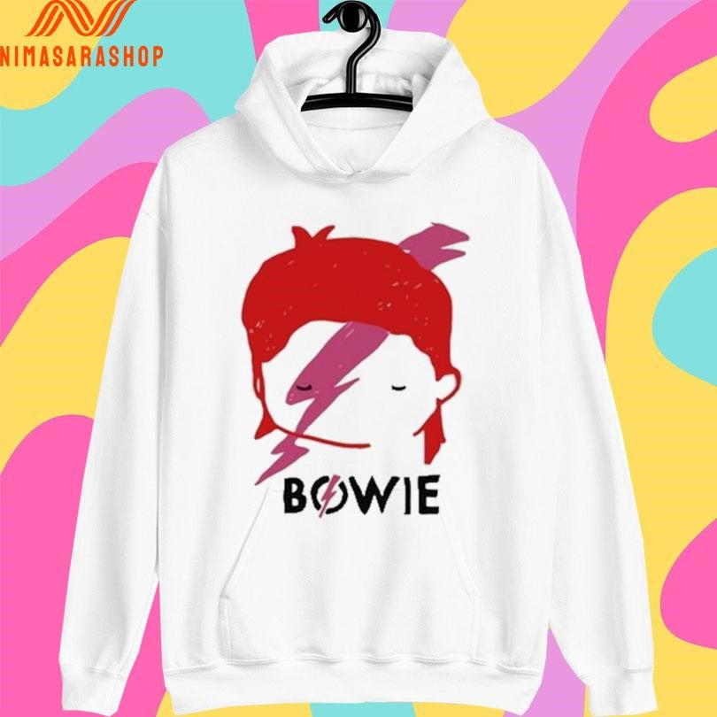David Bowie Aladdin Sane Lightning Bolt Sketch Shirts
