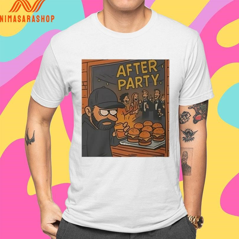 Dax Harwood Wearing After Party Burger Shirts