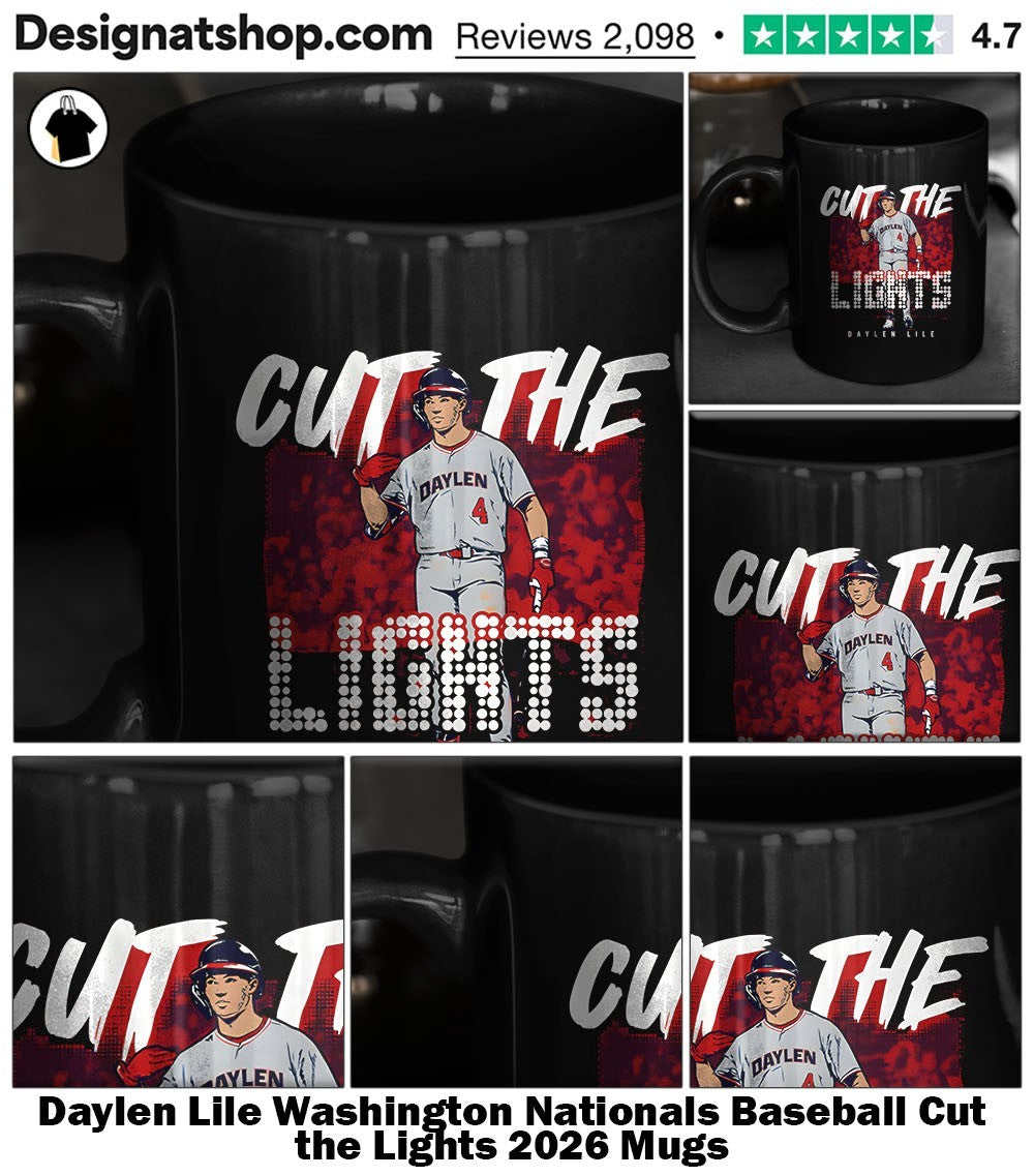 Daylen Lile Washington Nationals Baseball Cut the Lights 2026 shirt