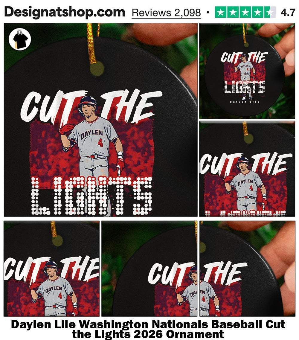 Daylen Lile Washington Nationals Baseball Cut the Lights 2026 shirt