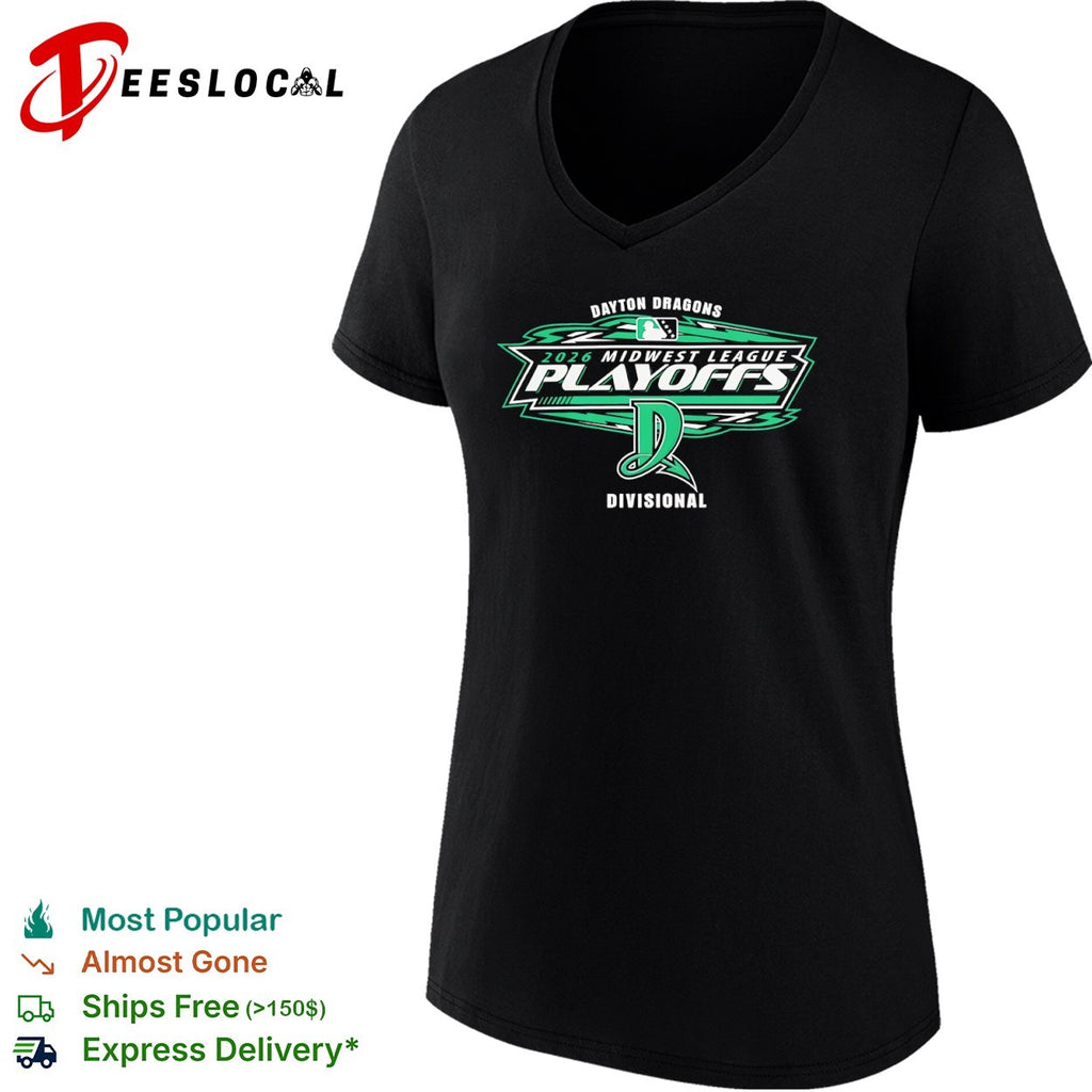 Dayton Dragons 2026 Midwest League Playoffs Shirt