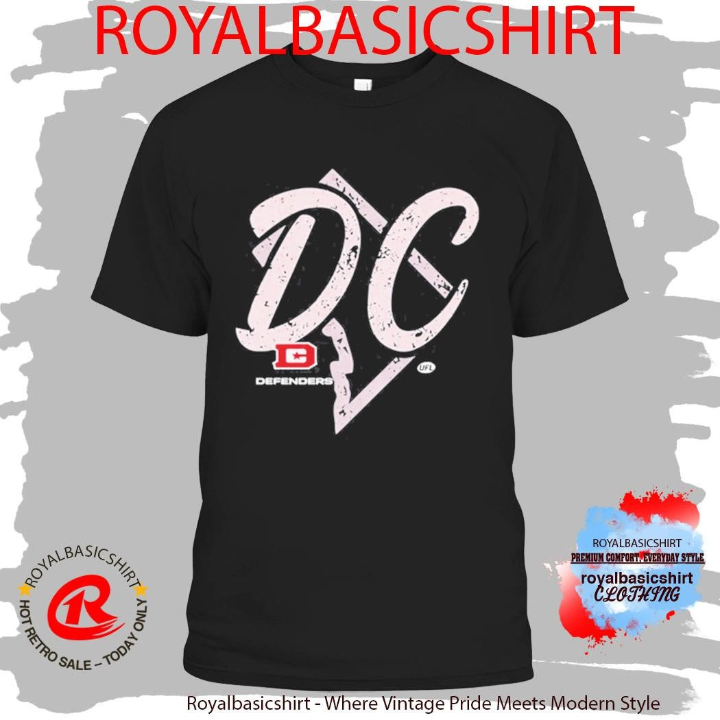 Dc Defenders Ufl State Outline T-shirt