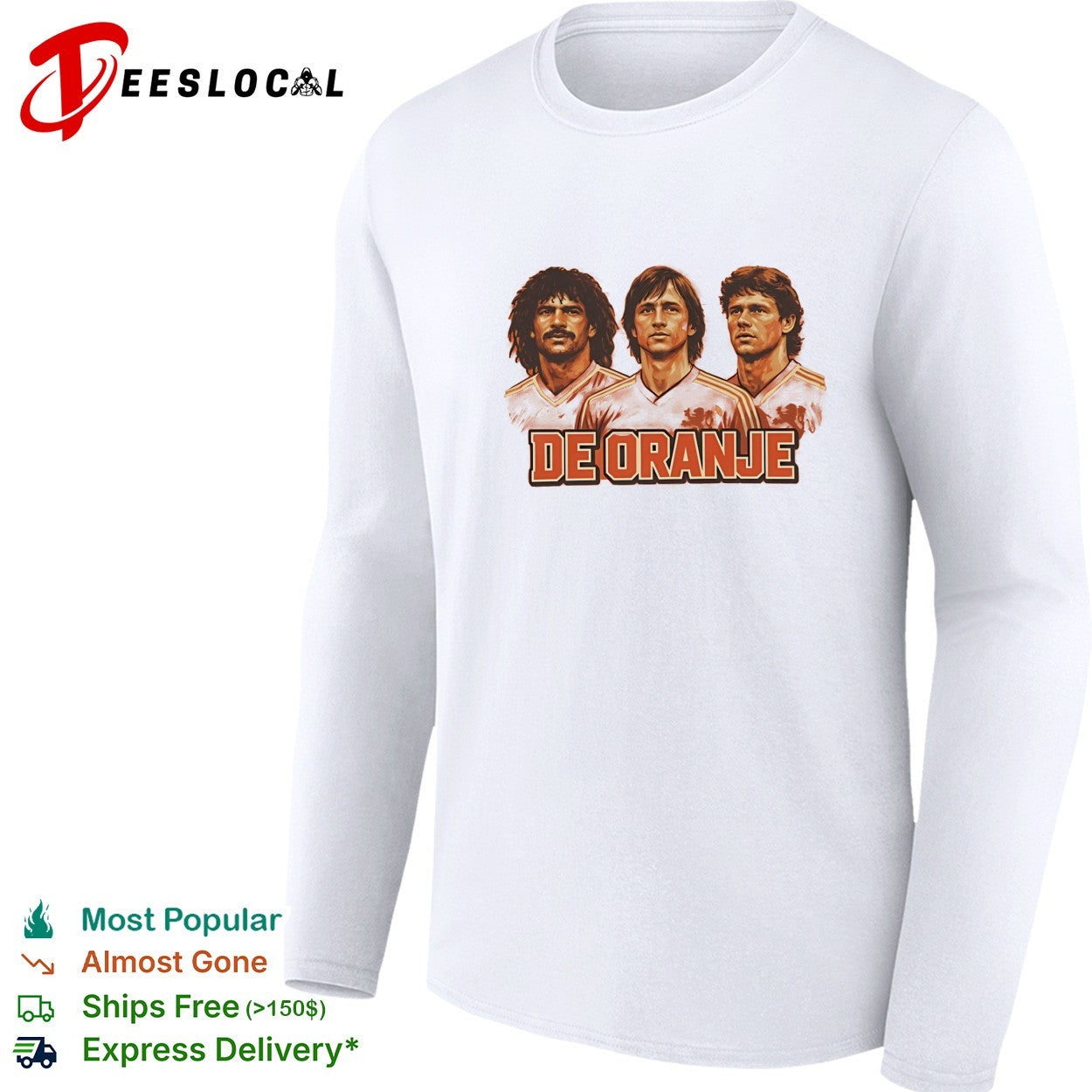De Oranje Netherlands soccer team shirt
