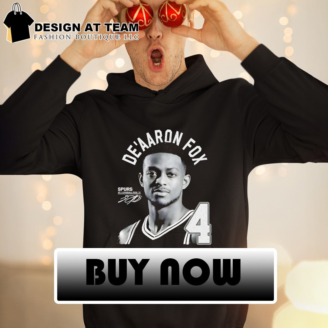 De’Aaron Fox San Antonio Spurs Basketball player no 5 overall pick ’17 signature shirt