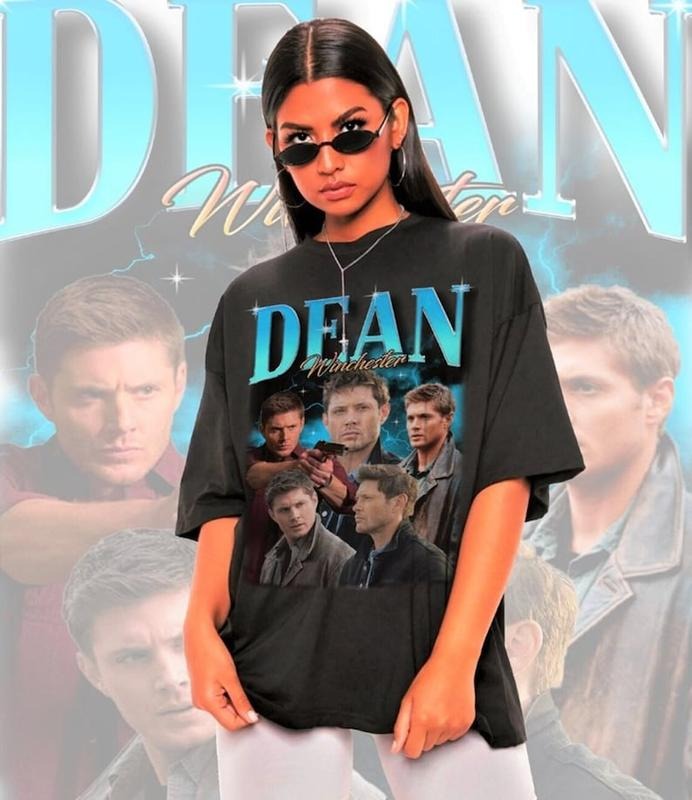 Dean Winchester Supernatural Shirt, Jensen Ackles Actor Sweatshirt, Unisex Cotton Hoodie Cotton Fabric | PrintMintTees.com