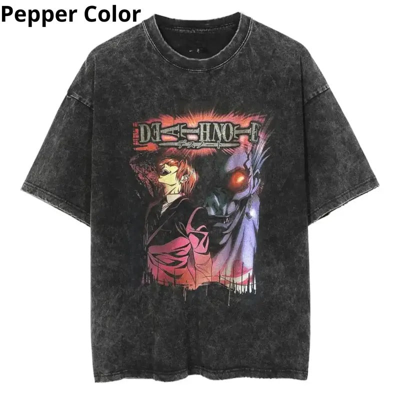 Death Note Dark Manipulation Vintage T-Shirt, Death Note Shirt, Anime Shirt, Graphic Tee, T-shirt For Men Top Menswear...