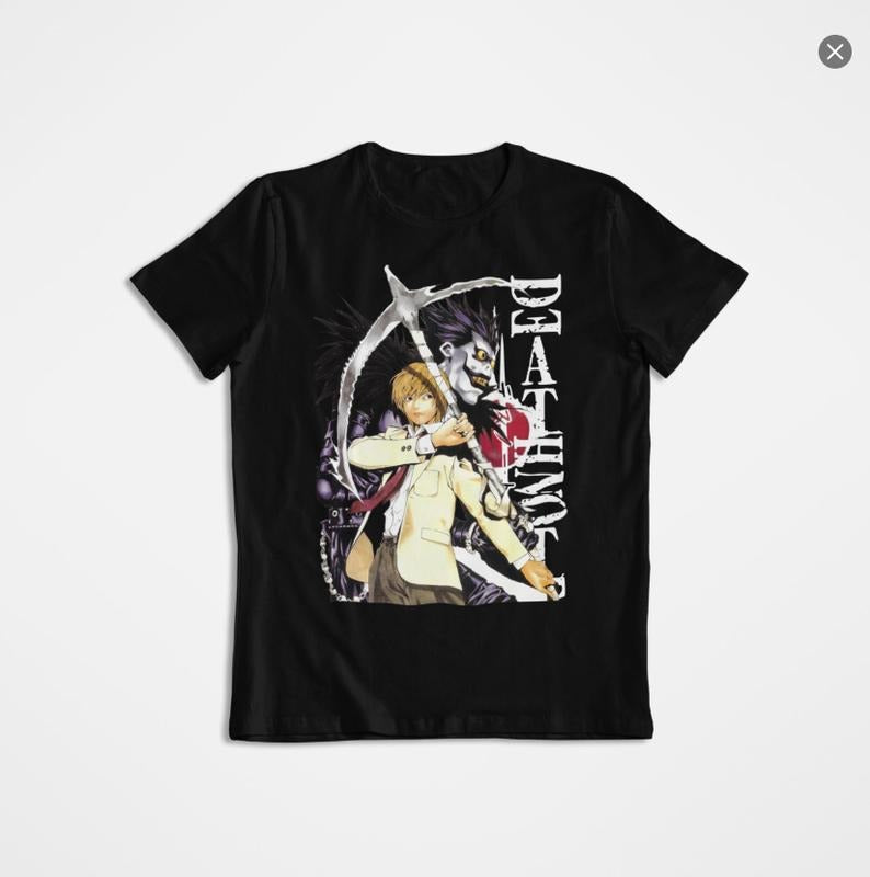 Death Note, Anime, Vintage Graphic T-Shirt ,y2k anime shirt Hoodie Sweatshirt | PrintMintTees.com
