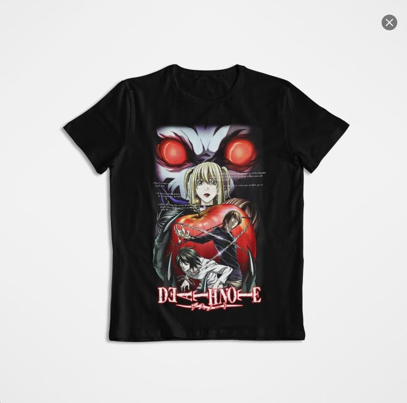 Death Note, Anime, Vintage Graphic Tshirt, Unisex y2k shirt Hoodie Sweatshirt | PrintMintTees.com