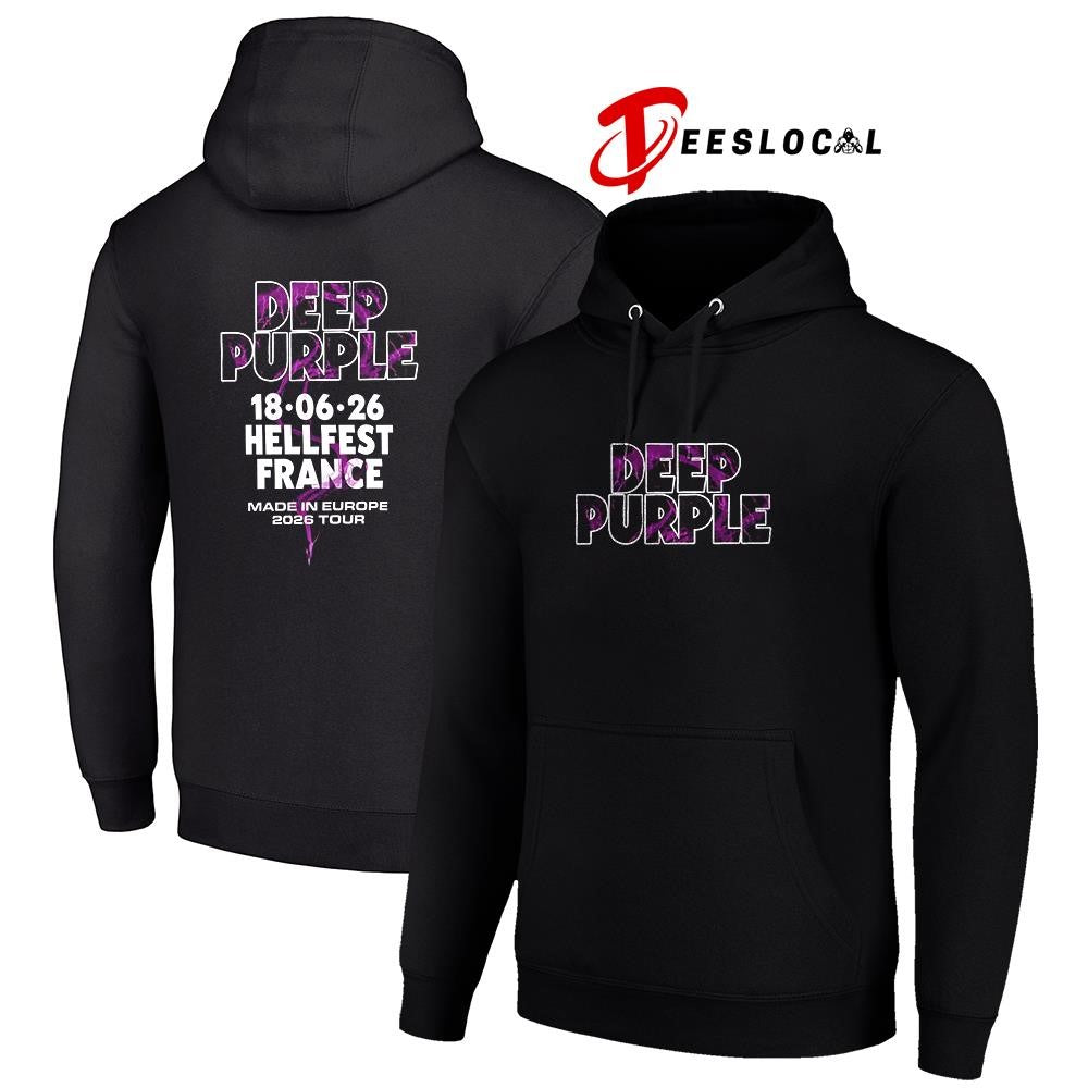 Deep Purple Hellfest made in Europe tour shirt