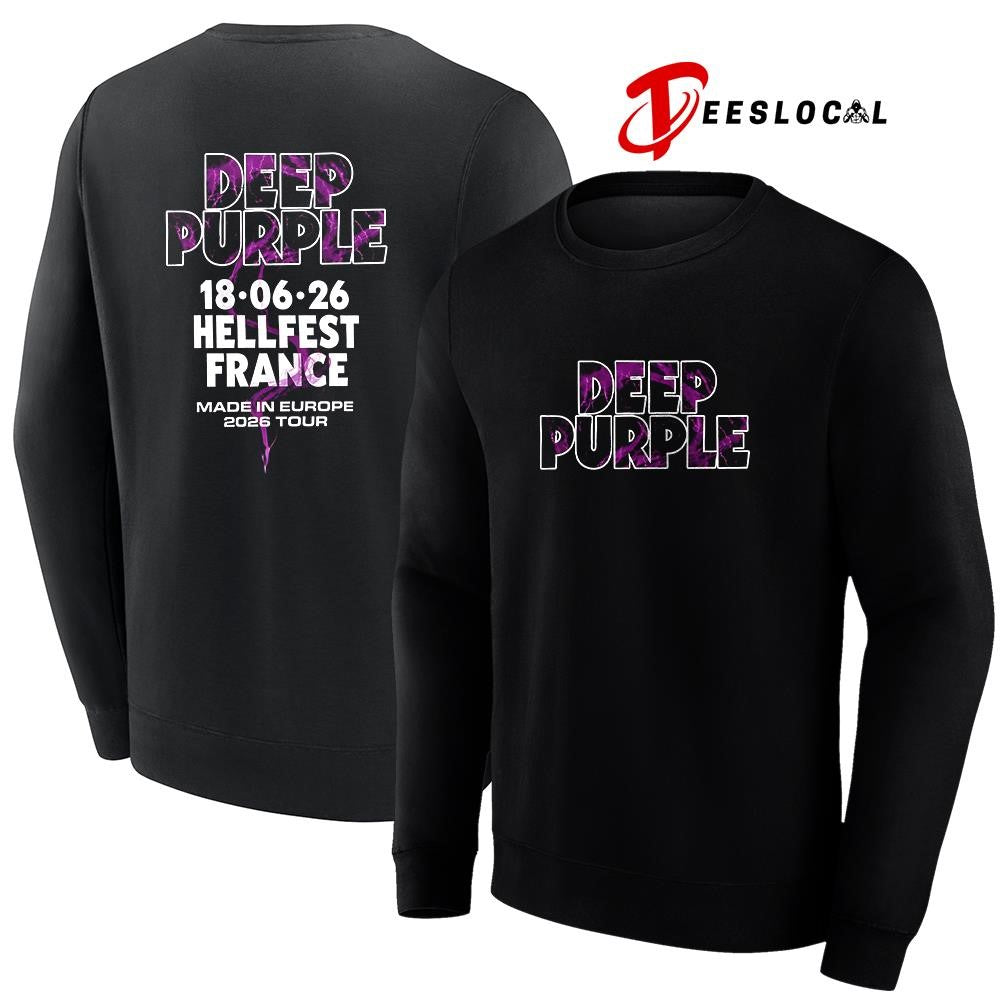 Deep Purple Hellfest made in Europe tour shirt