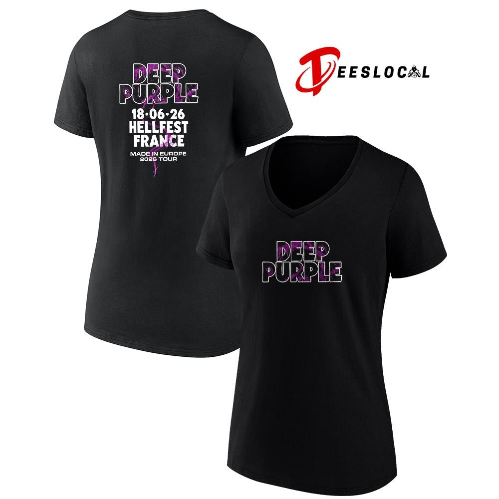 Deep Purple Hellfest made in Europe tour shirt