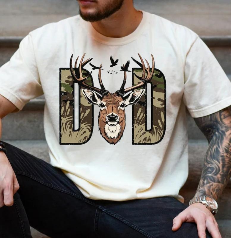 Deer Hunting Dad Shirt, Hunter Dad Shirt, Fathers Day Gift, Gift for Hunter Dad, Reindeer Hunter Shirt Hoodie Sweatshirt