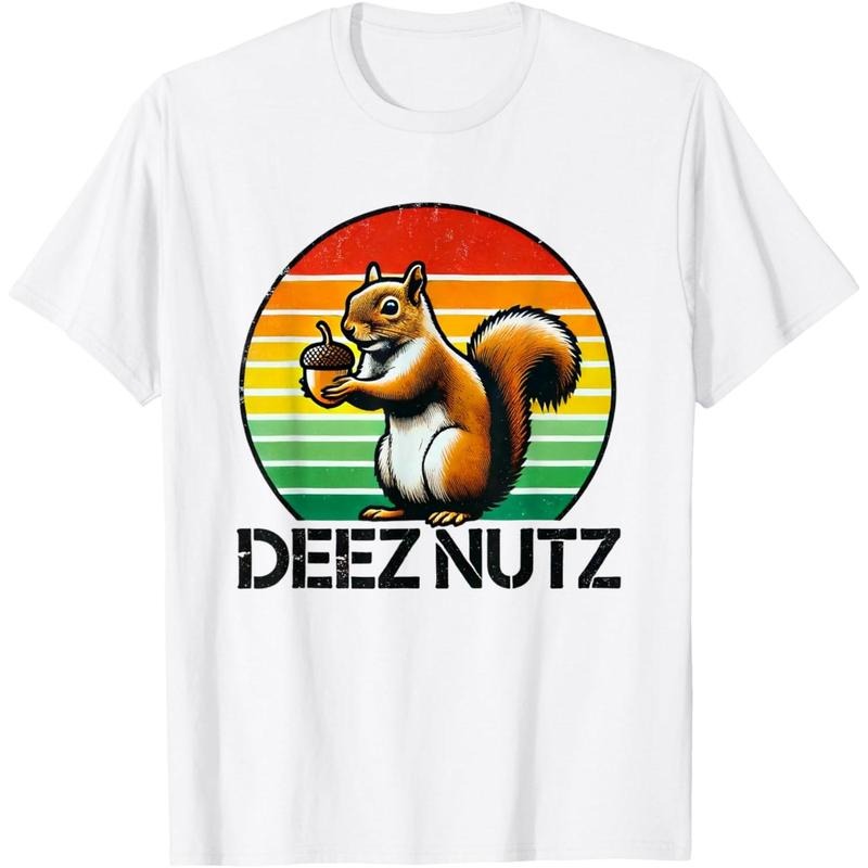 Deez Nuts Nutcracker Squirrel Deez Nutz Deezs Nut Funny T-Shirt made in usa Hoodie Sweatshirt | PrintMintTees.com