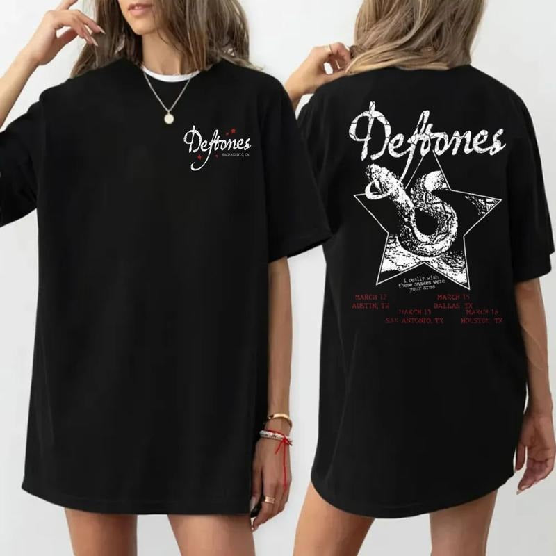 Deftones Shirt Deftones North American Tour 2025 Shirt Fan T-Shirts, Hoodie, Sweatshirt