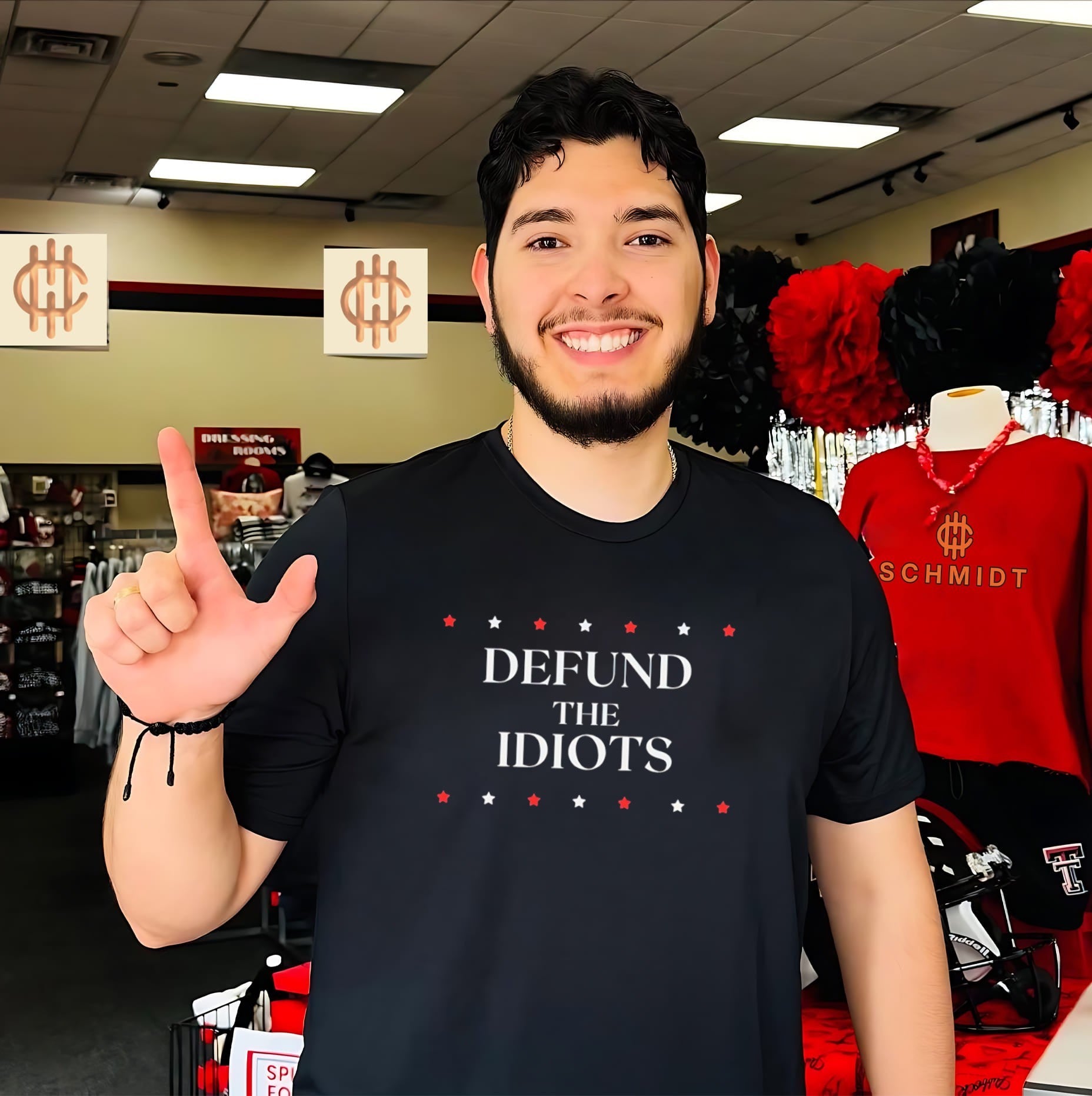 Defund the Idiots political satire slogan shirt