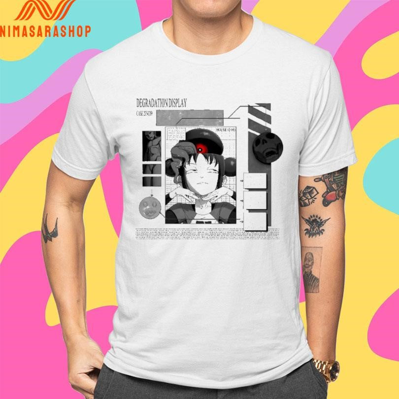 Degradation Display Shirts