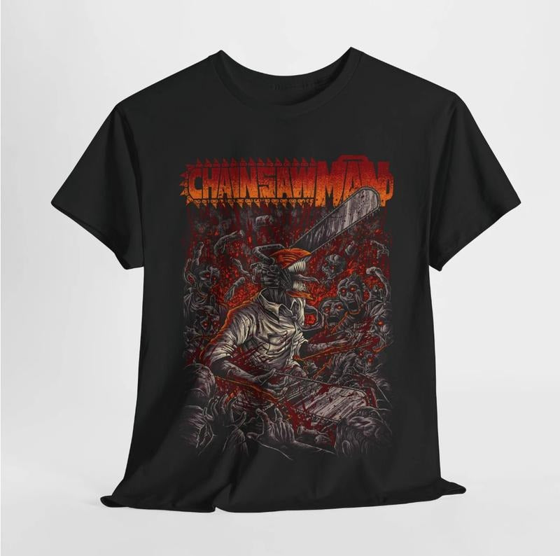 Denji T-Shirt, Anime Shirt, Chainsaw Shirt, Graphic Anime Tee, Denji Shirt, Anime Lovers Shirt, Anime Unisex Shirt, Anime...