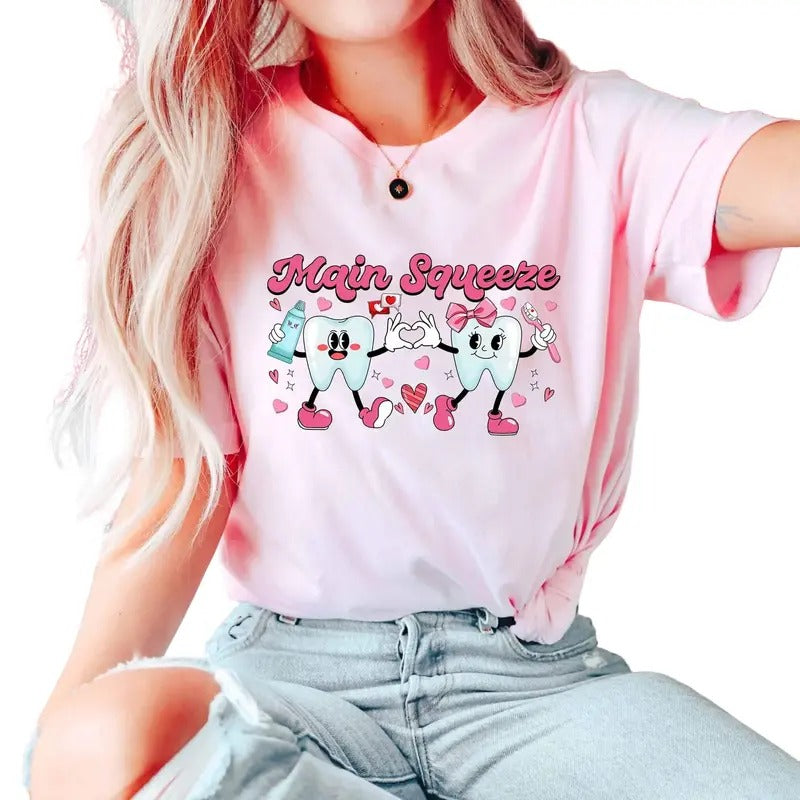 Dentist Valentine Shirt, You Are Floss Ome Shirt, Cute Teeth Shirt, Valentine Day Gifts For Dentist Dental Assistant,...