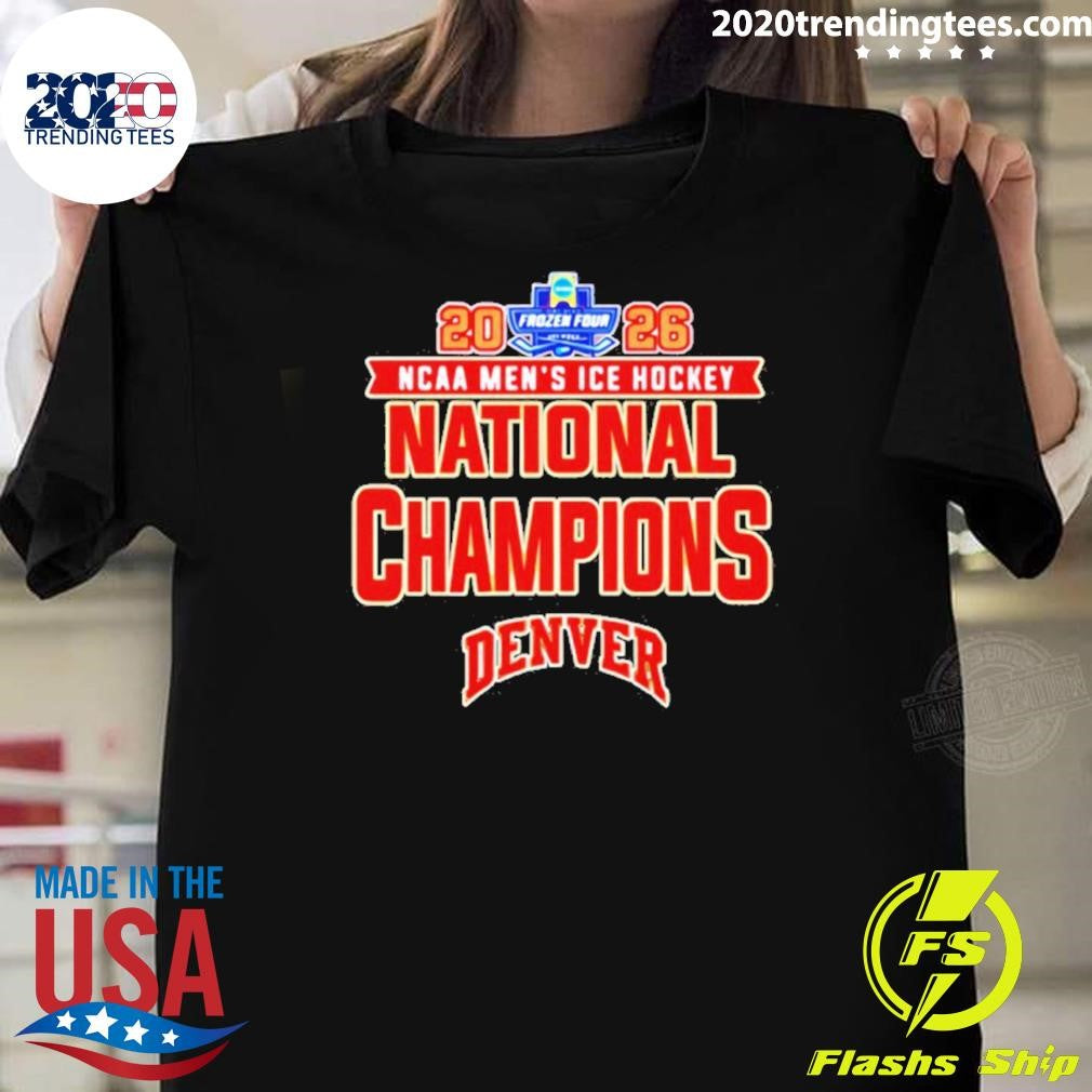 Denver Pioneers Men’s Ice Hockey National Champions ’26 Classic Shirt