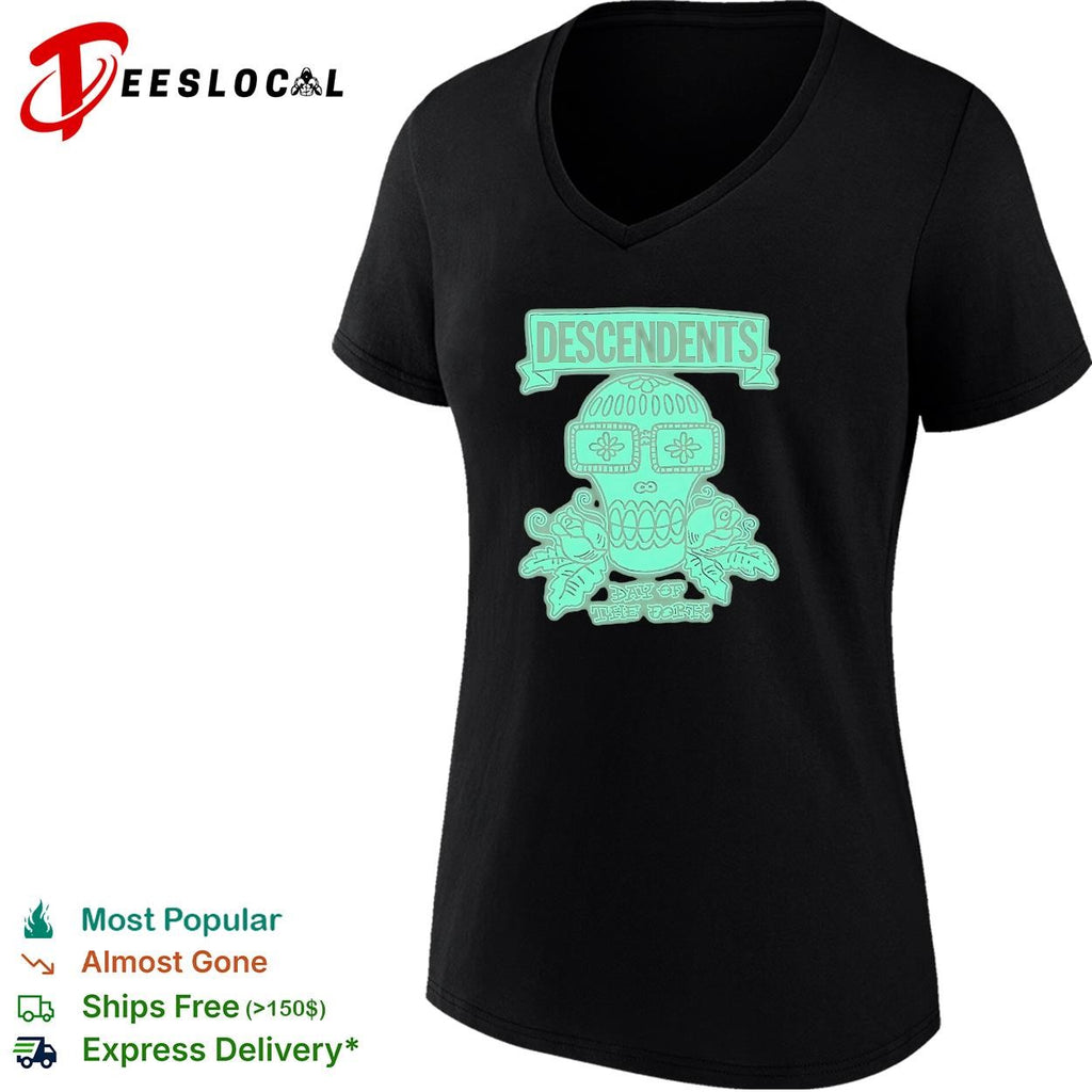 Descendents glow in the dark sugar skull day of the dead shirt