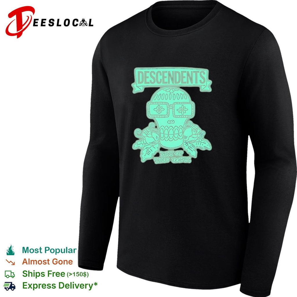 Descendents glow in the dark sugar skull day of the dead shirt
