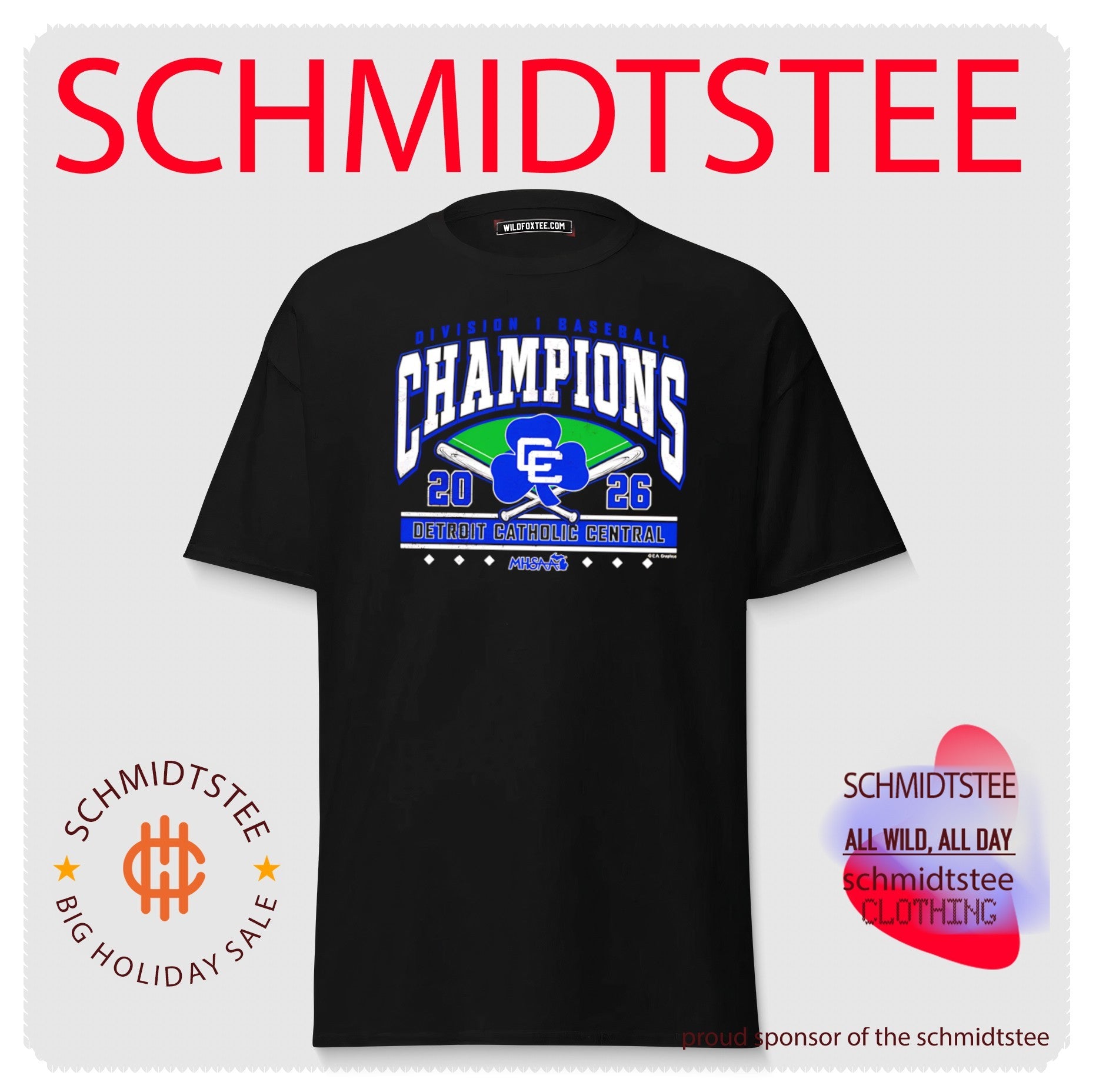 Detroit Catholic Central 2026 MHSAA Baseball D1 Champions shirt