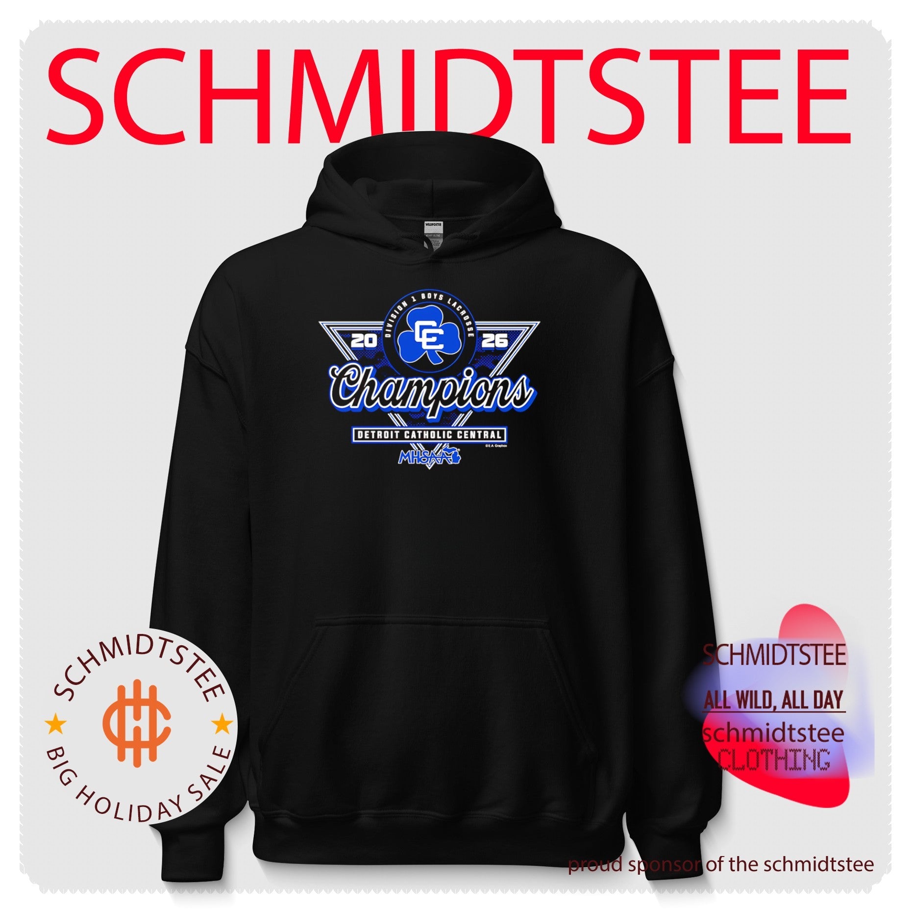 Detroit Catholic Central 2026 MHSAA Boys Lacrosse D1 Champions shirt