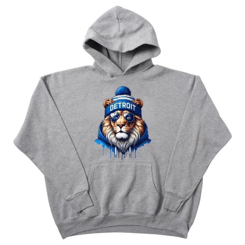 Detroit Football Hoodie Sweatshirt T-shirt, Game Day Shirt, Football Fan Shirt, For Men, For Women | PrintMintTees.com