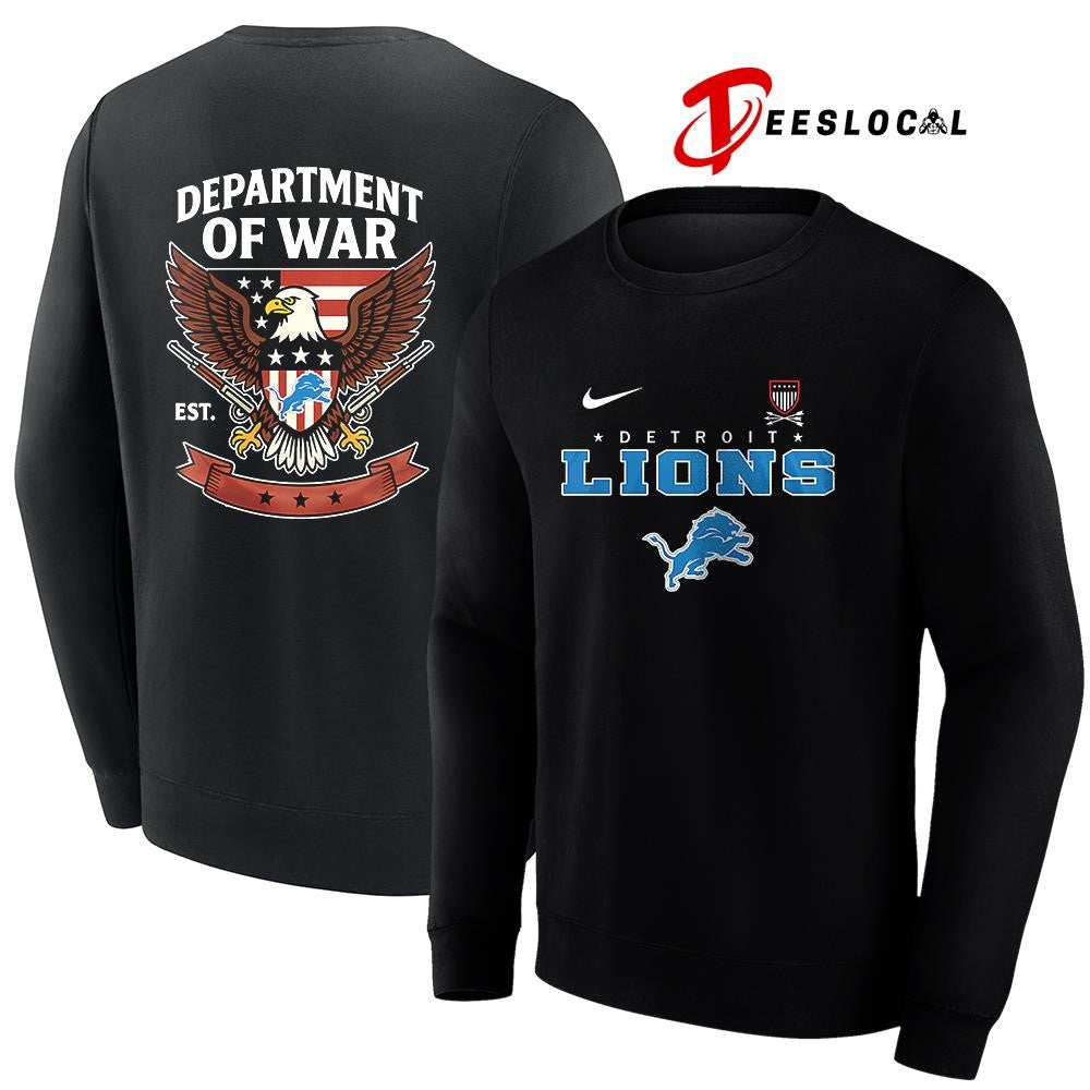 Detroit Lions Department of War eagle shirt