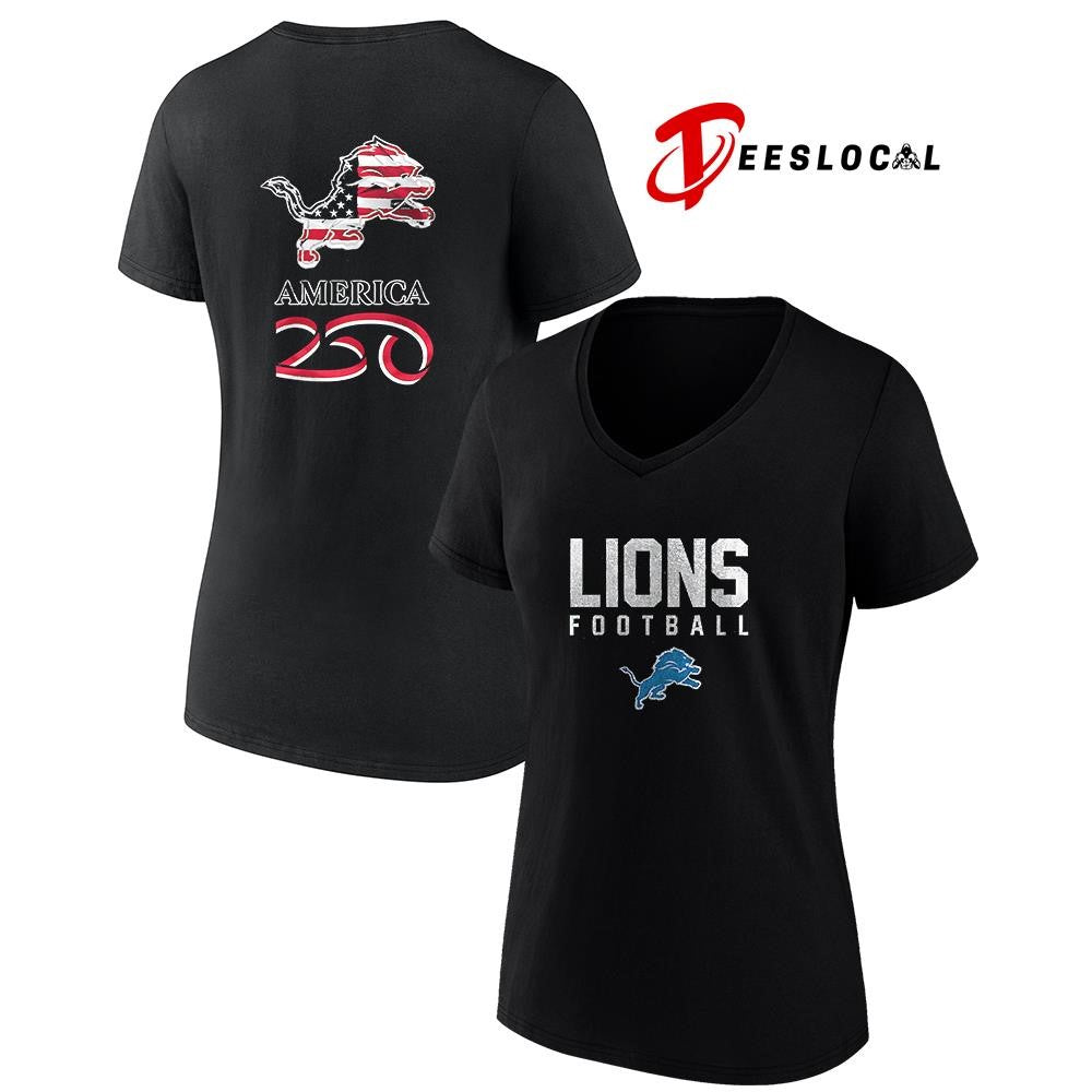 Detroit Lions x 250 years of America camo shirt