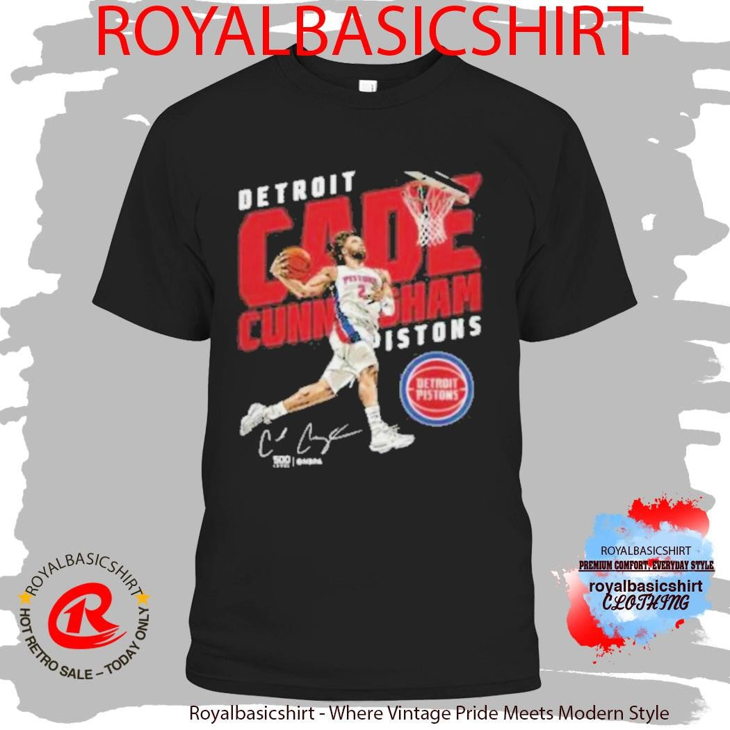 Detroit Pistons Cade Cunningham Windmill Shirts