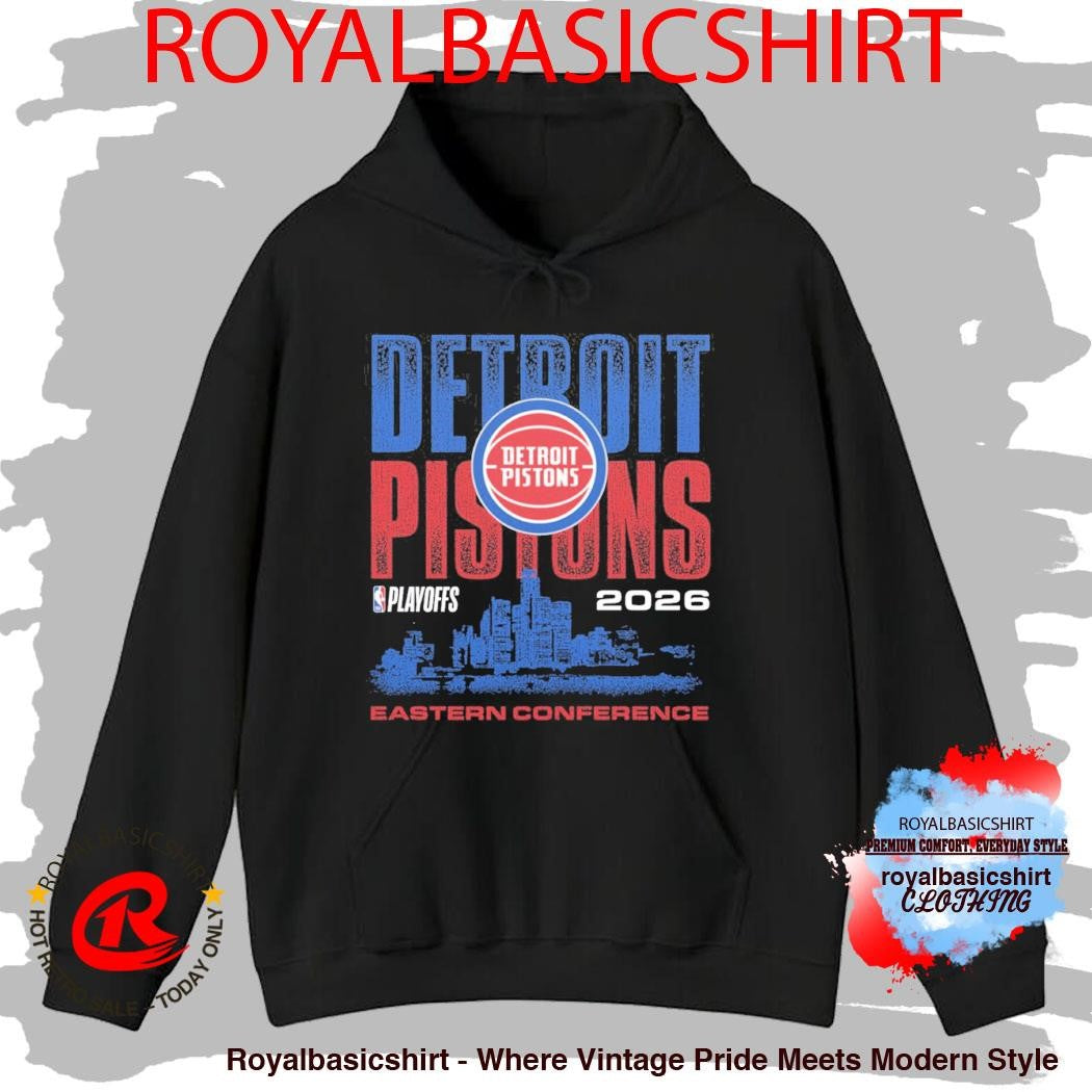 Detroit Pistons Playoffs ’26 Skyline T-Shirt
