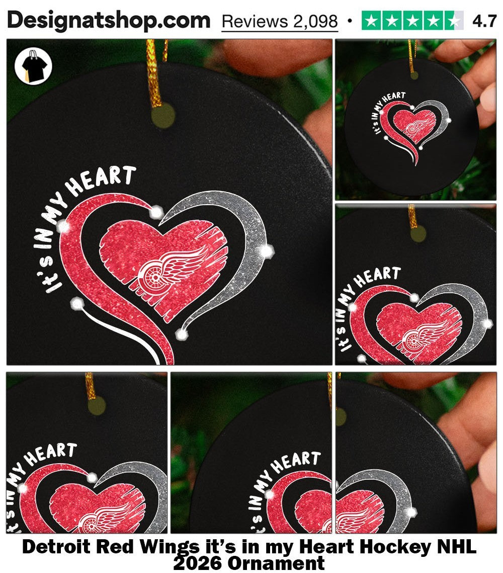 Detroit Red Wings it’s in my Heart Hockey NHL 2026 shirt